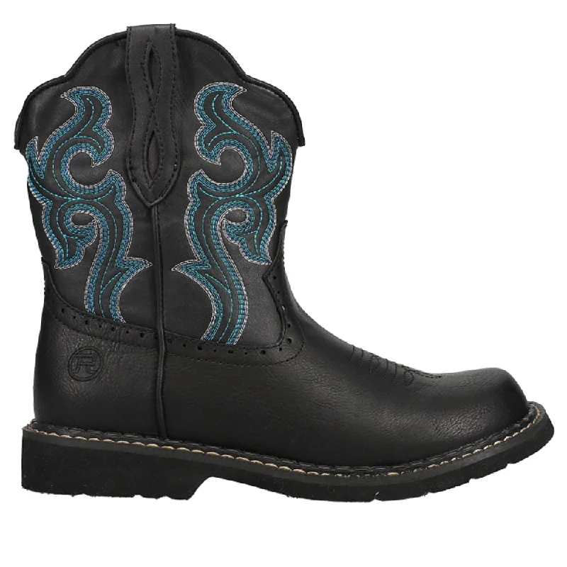 Flash Sale Now Chunk Rider Embroidery Round Toe Cowboy Boots