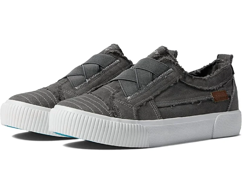 Fashion Forward Femininity Create Sneakers In Steel Gray