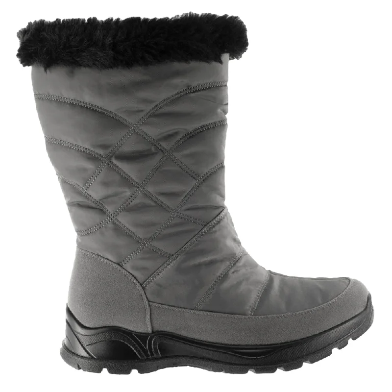 Browse Our Top Products Cuddle Zippered Round Toe Boots