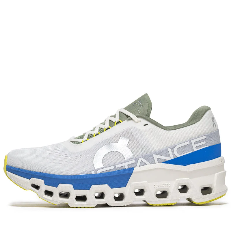 Comfortable Casual Shoes DISTANCE x On Cloudmonster 2 - White/Lapis