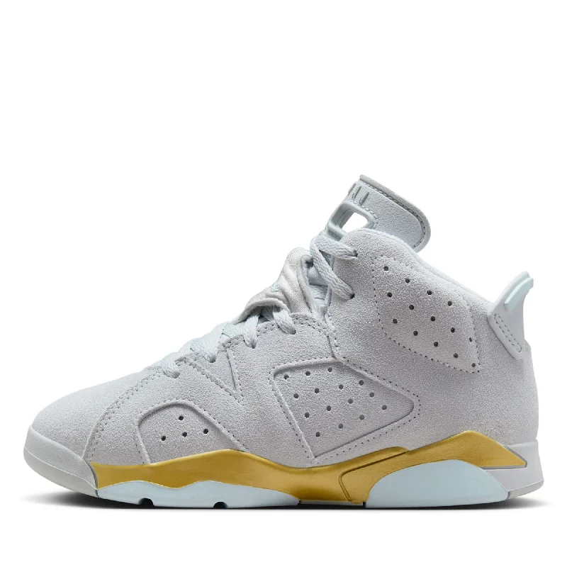 Limited Stock, Big Sale Jordan 6 Retro (PS) - Pure Platinum/Glacier Blue