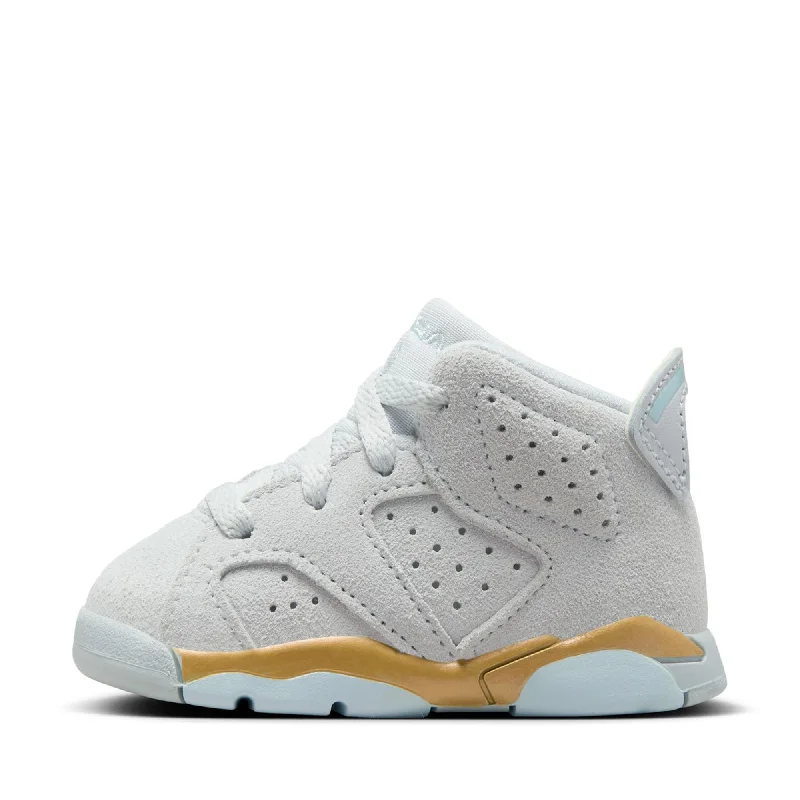 Huge Discounts This Week Jordan 6 Retro (TD) - Pure Platinum/Glacier Blue