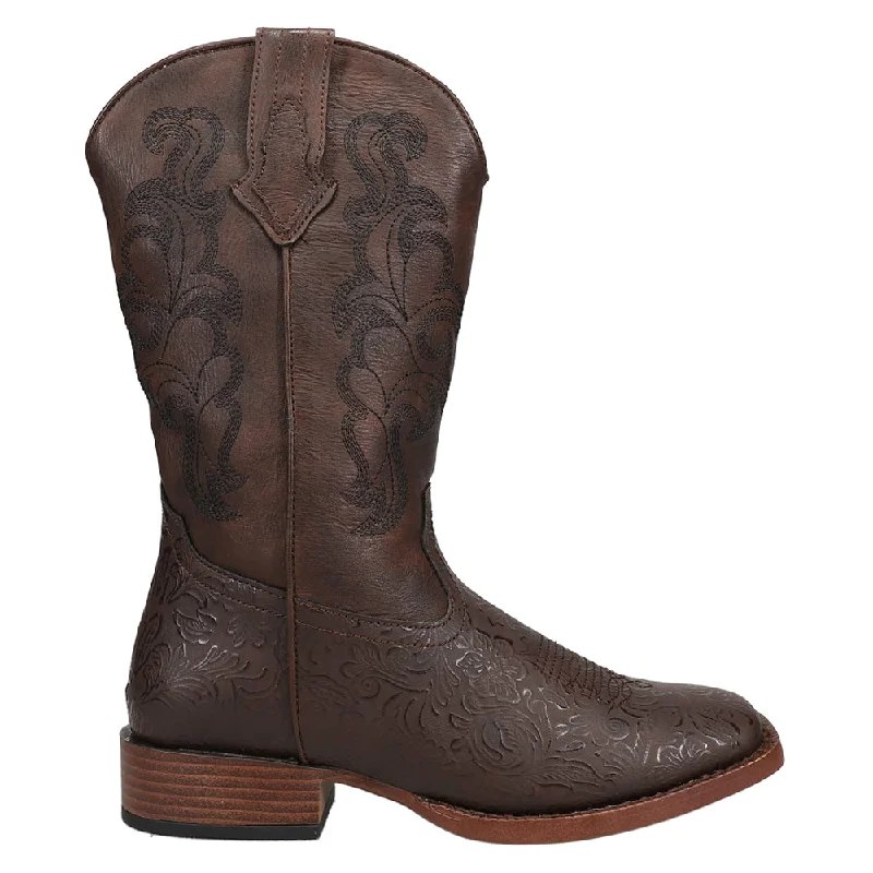 Fashion Forward Kacey Square Toe Embroidered Cowboy Boots