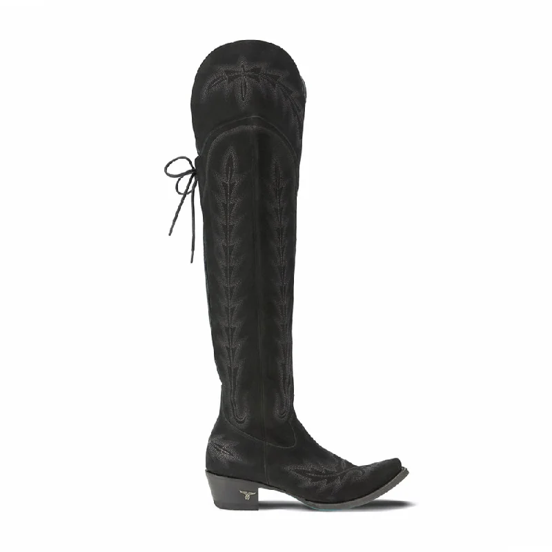 Exclusive Deals Online Lexington OTK Corset Embroidered Snip Toe Zippered Cowboy Boots