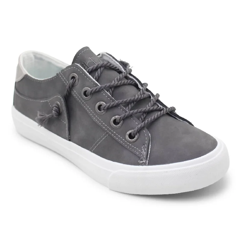 Chic Trends Unveiled Martina Sneakers In Grey/silver