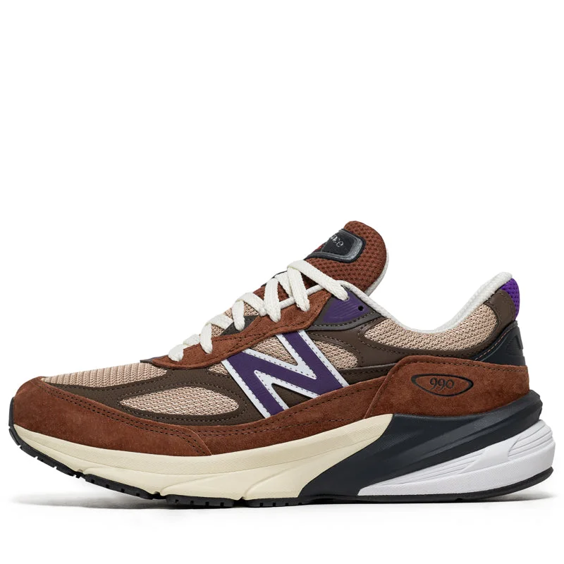 Weekend Exclusive New Balance Made in USA 990v6 - Rich Oak/Cosmic Grape