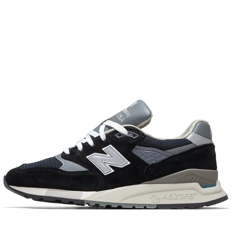 Vibrant Style Promotions New Balance Made in USA 998 - Black/Silver