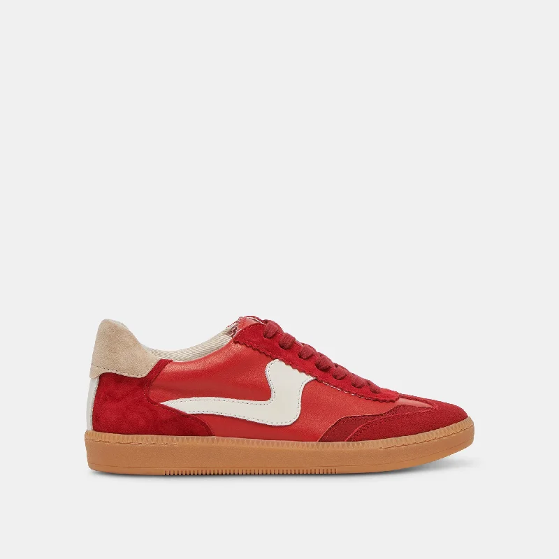 Refined Fashion Sale NOTICE WIDE SNEAKERS CRIMSON SUEDE