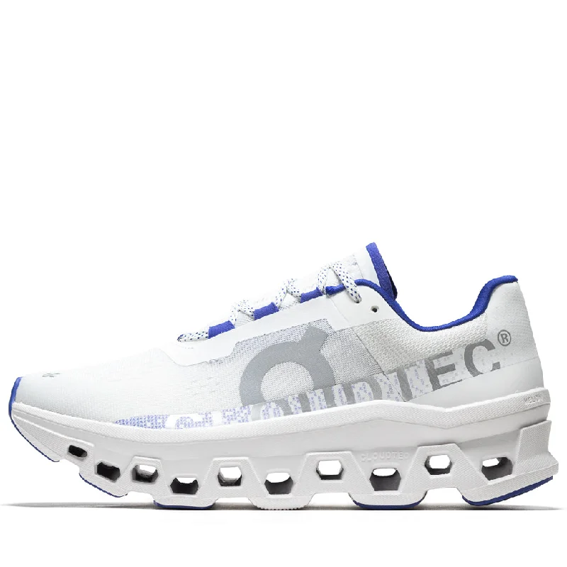 Fashion Forward, Function First On Cloudmonster - White/Indigo