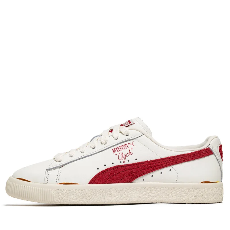 Top Deals Puma Clyde Neverworn III - Warm White/Chalk Red