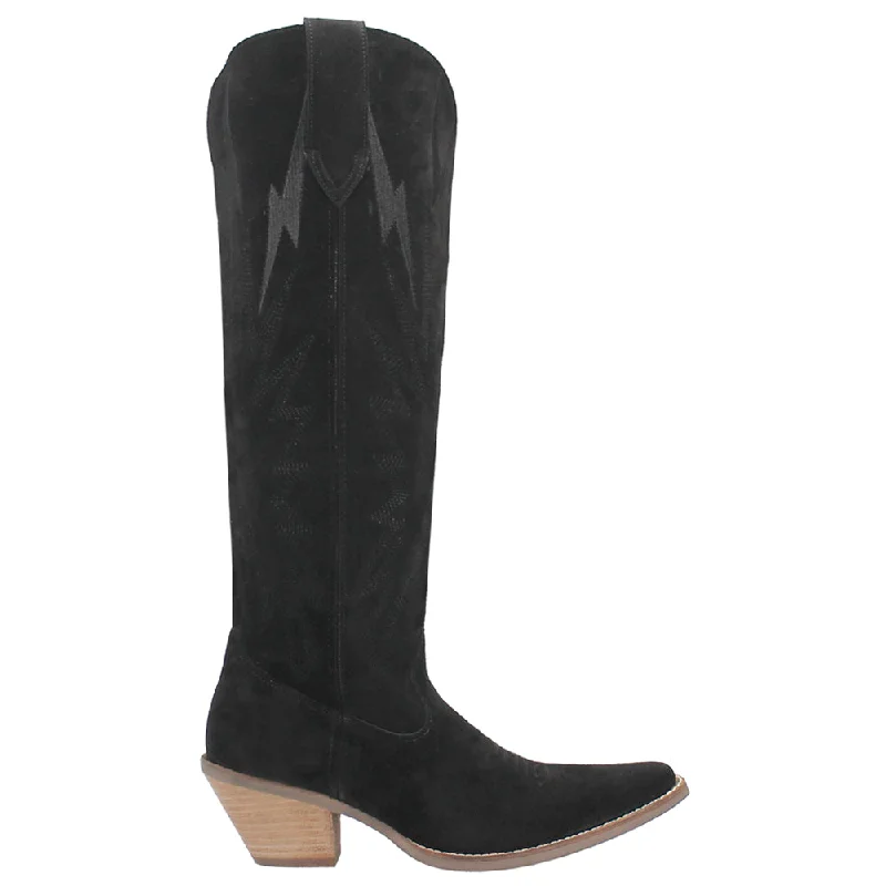 Chic Style, Always In Vogue Thunder Road Embroidered Snip Toe Cowboy Boots