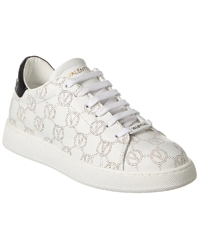 Laid-Back Fashion Offers Valentino by Mario Valentino Charlie Leather Sneaker