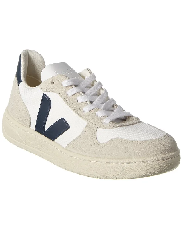 Durable Fashion Picks VEJA V-10 Suede-Trim Sneaker