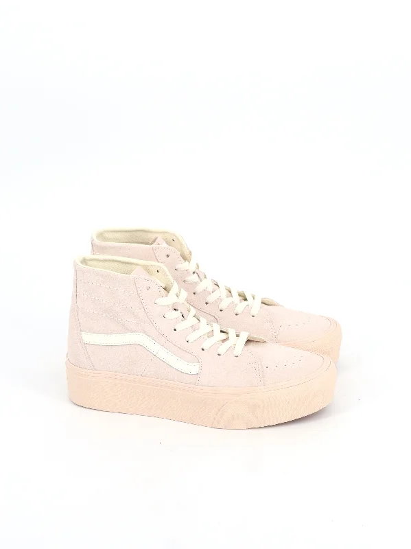 Chic Style Discounts Women's Textured High Sneakers,Light Pink