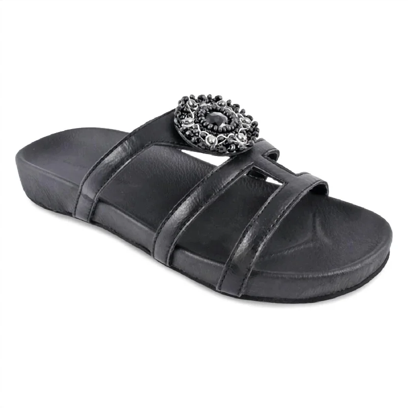 Non-Slip Work Shoes Sale Alba Flip Flops In Black