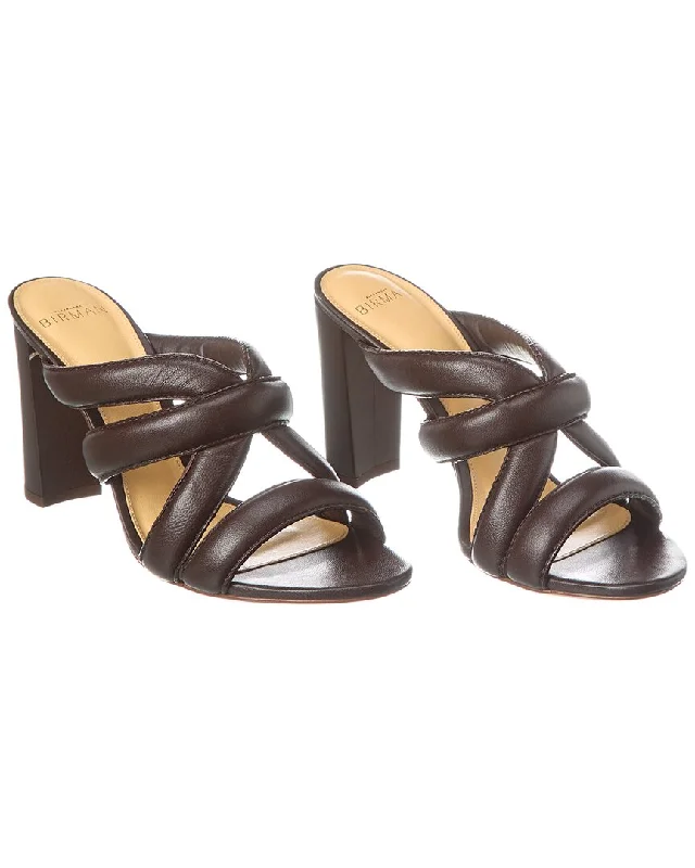 Modern Chic Discounts Alexandre Birman Camille Leather Sandal (Authentic Pre-Owned)