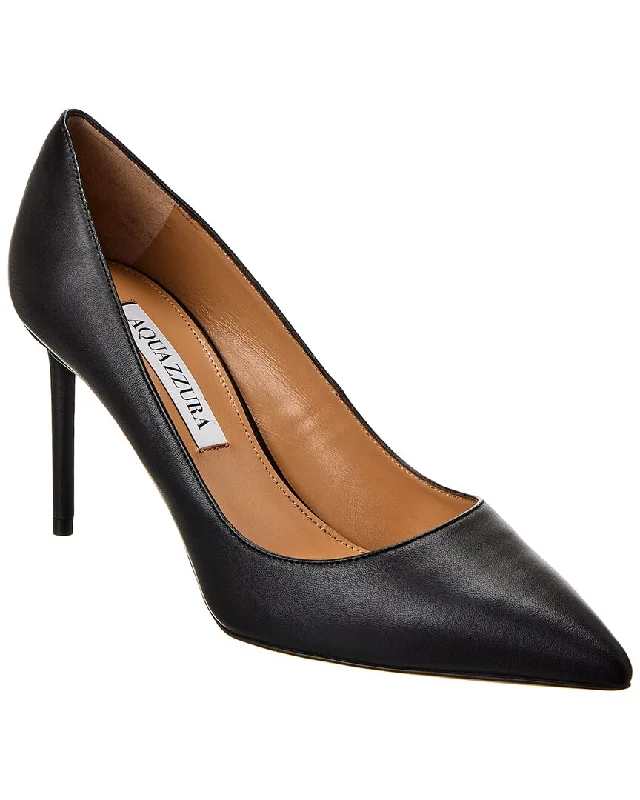 Style Revolution Aquazzura Purist 85 Leather Pump