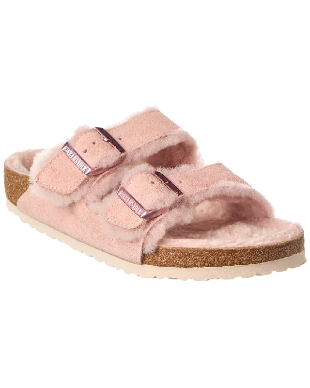 Classic Casual Shoes Sale Birkenstock Arizona Suede & Shearling Sandal