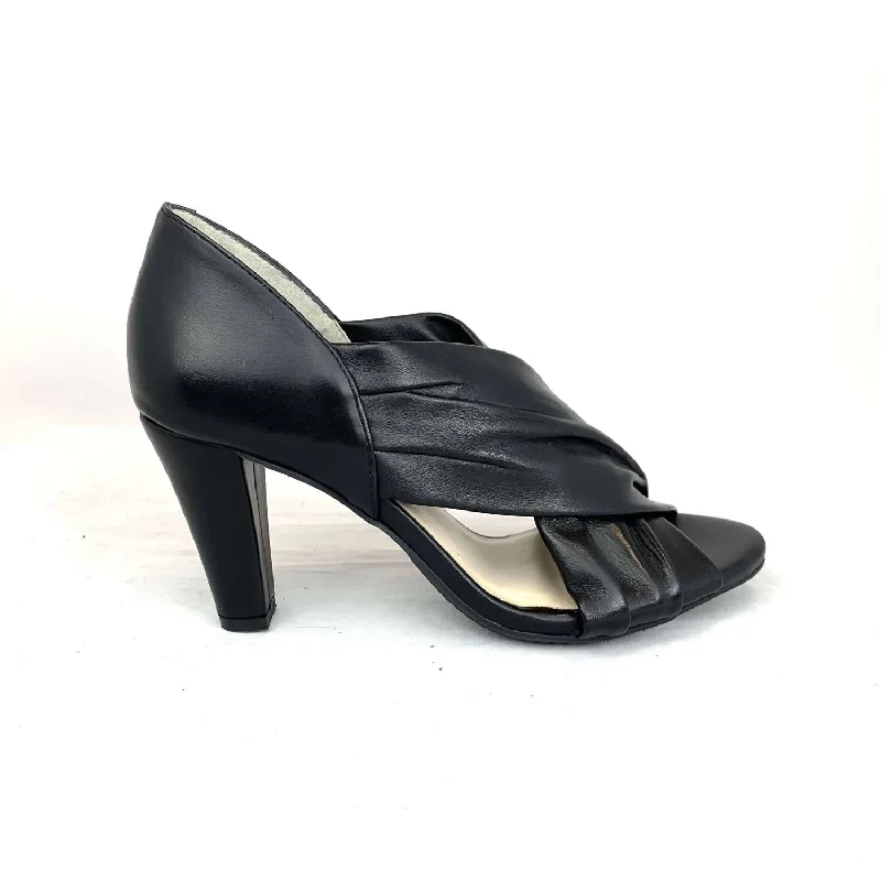 Versatile Fashion Shoes Dobson Heels In Black Leather