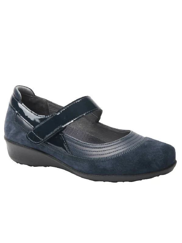 Non-Slip Work Shoes Sale Genoa Casual Shoes - Extra Wide Width In Navy