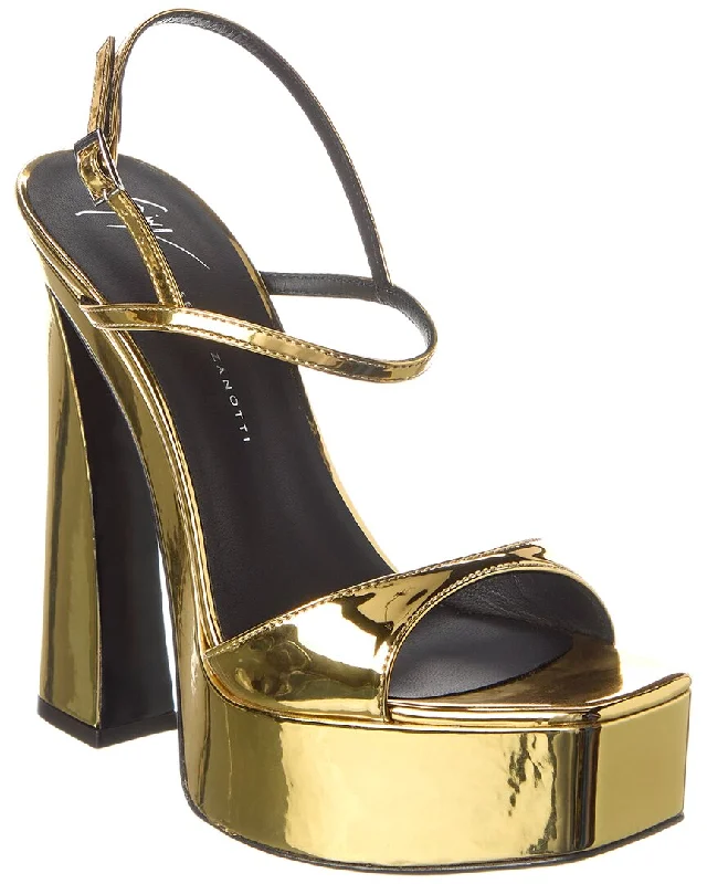 Seasonal Trends Giuseppe Zanotti Destino 100 Vinyl Platform Sandal