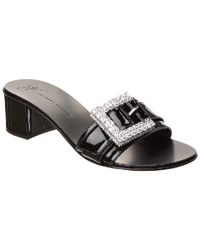 Everyday Shoes Promotion Giuseppe Zanotti Miss Buckle 40 Patent Sandal