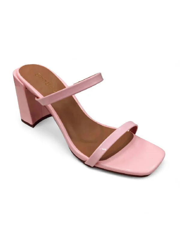 Seasonal Style Discounts Kickback Strap Heel Sandal In Light Pink