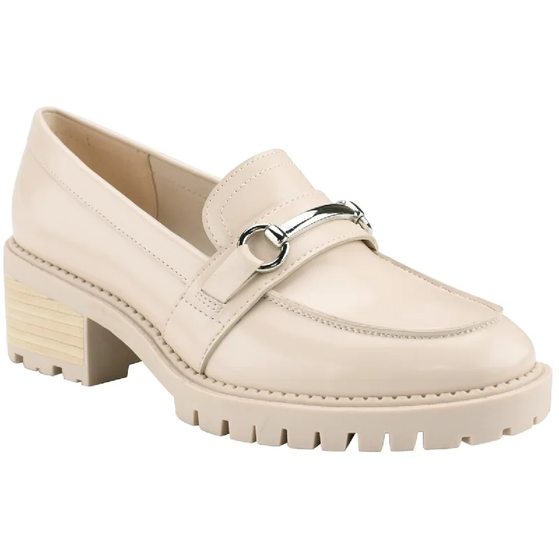 Breathable Flats Offers Marc Fisher Womens Chain Embellished Loafers