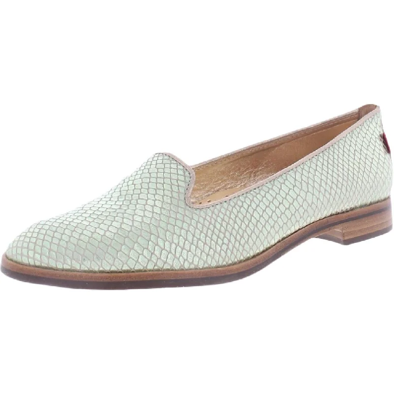 Trendy Looks On Sale Marc Joseph Womens Columbus CR Leather Snake Print Smoking Loafers