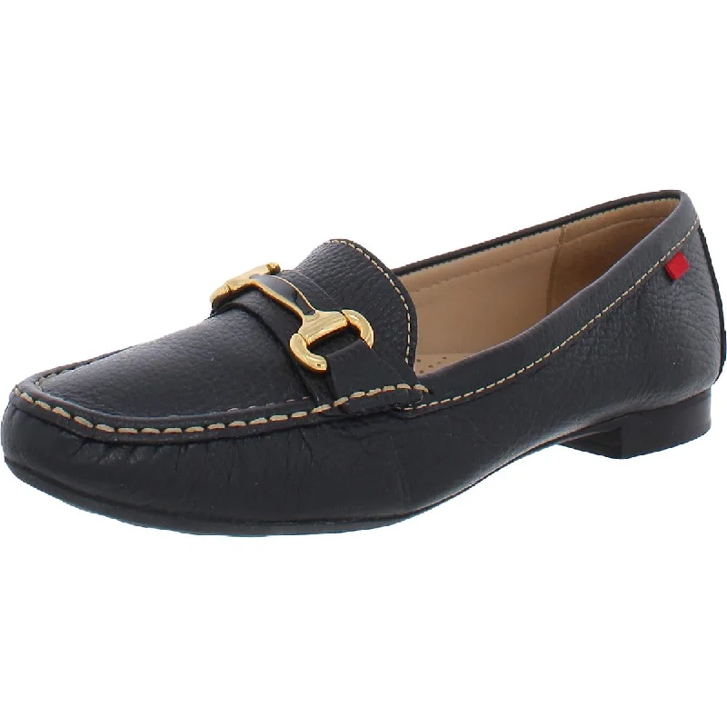 Must-Have Style Discounts Marc Joseph Womens Grand St. Cushioned Footbed Leather Loafers