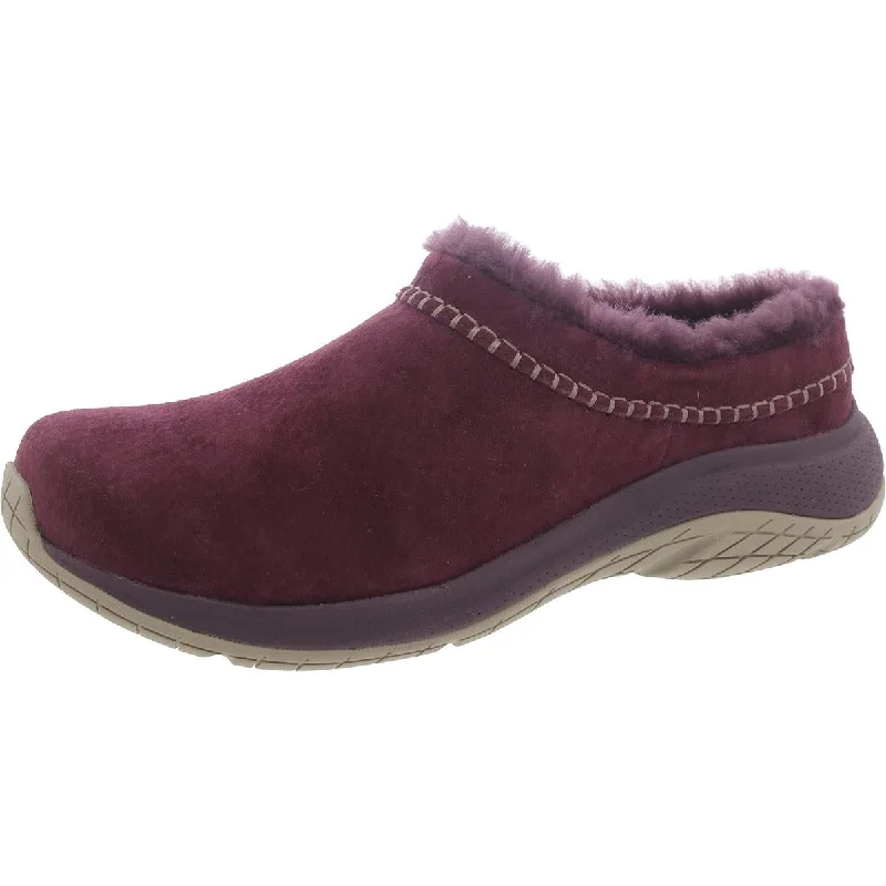 Daring Fashion Promotions Merrell Womens Encore Ice 5 Suede Mules Clogs