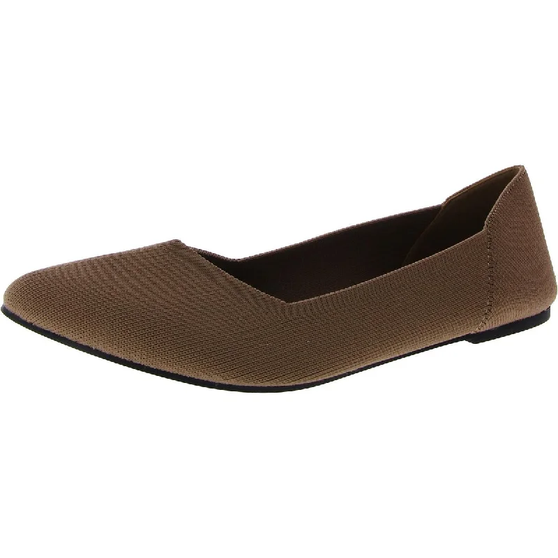 Playful Fashion Offers Mia Womens Diera Knit Slip On Flat Shoes