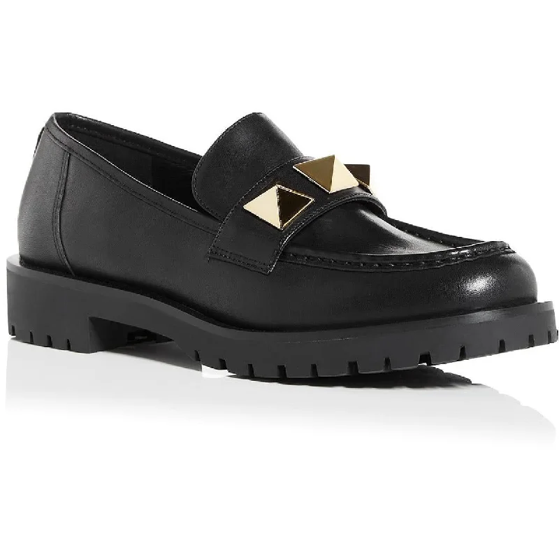 Hurry Before It's Gone MICHAEL Michael Kors Womens Holland Loafer Leather Studded Loafers