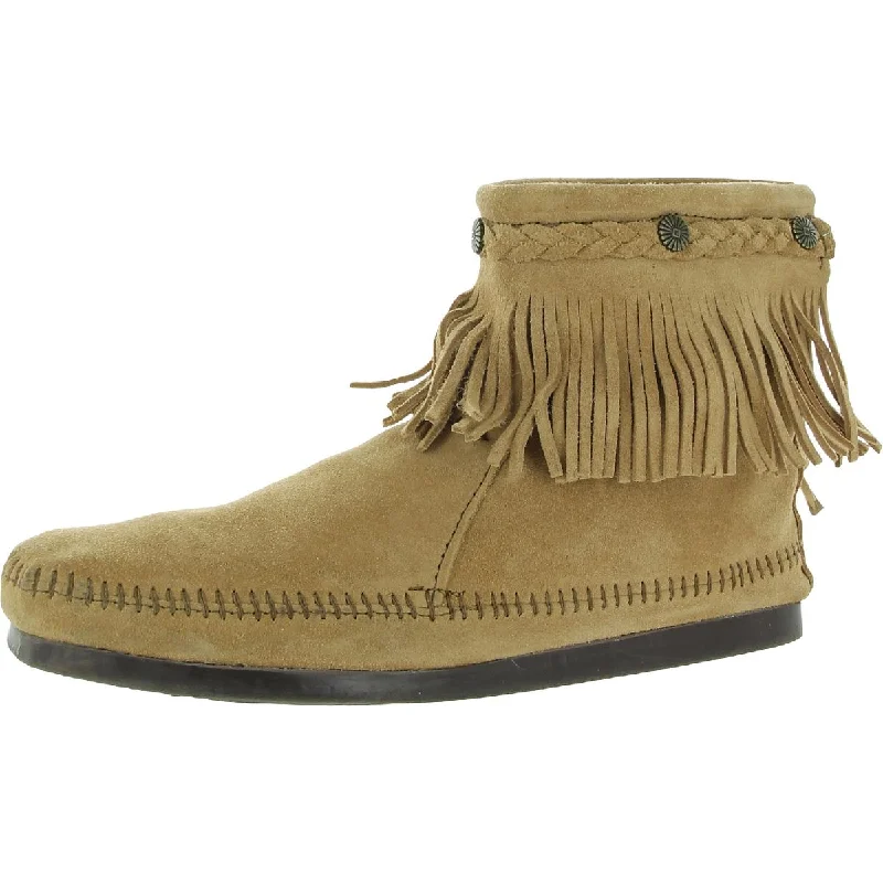 Swimwear Summer Blowout Minnetonka Womens Ankle Zipper Moccasins