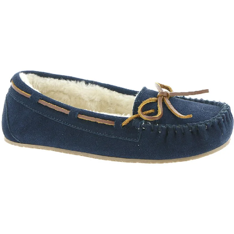 Don't Miss Out Minnetonka Womens Lodge Trapper Suede Faux Fur Lined Moccasins