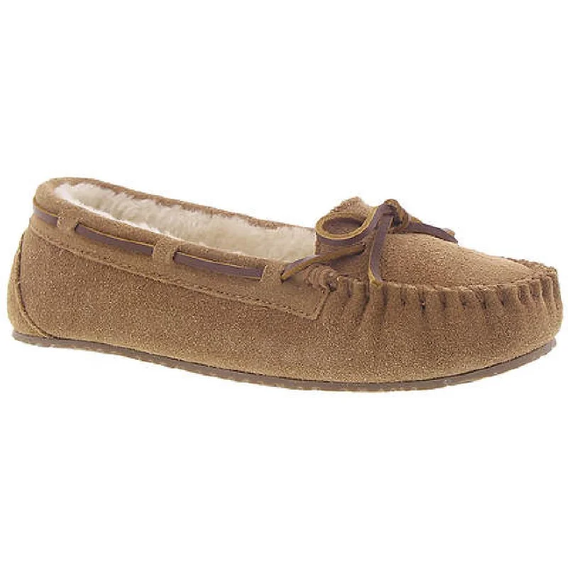 Special Offers Minnetonka Womens Lodge Trapper Suede Faux Fur Lined Moccasins