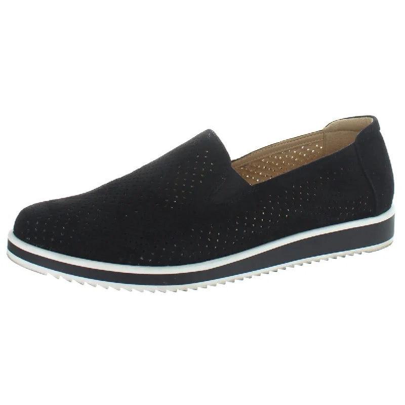 Chic Trend Collection Naturalizer Womens Bonnie Suede Perforated Slip-On Sneakers