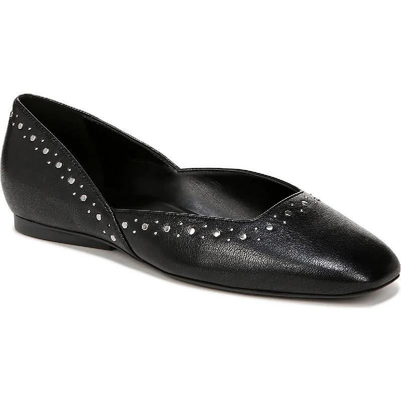 Timeless Elegance Redefined Naturalizer Womens Cody 3 Leather Square Toe Ballet Flats