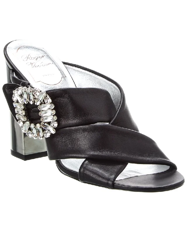 Contemporary Chic Promotions Roger Vivier Leather Sandal