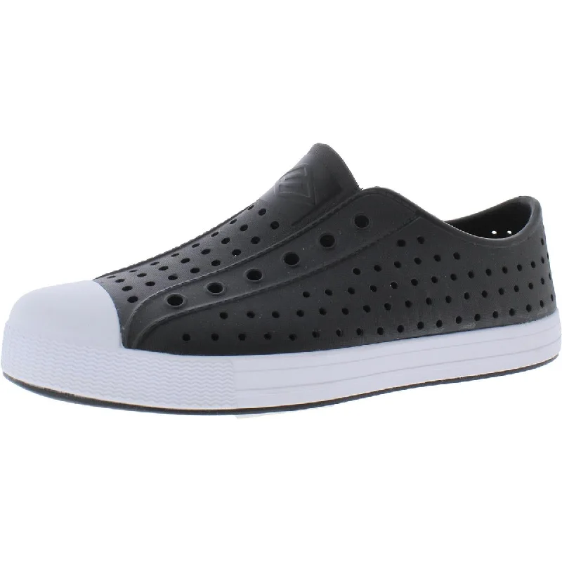 Style Upgrade SAGUARO Womens Perforated Round Toe Slip-On Sneakers