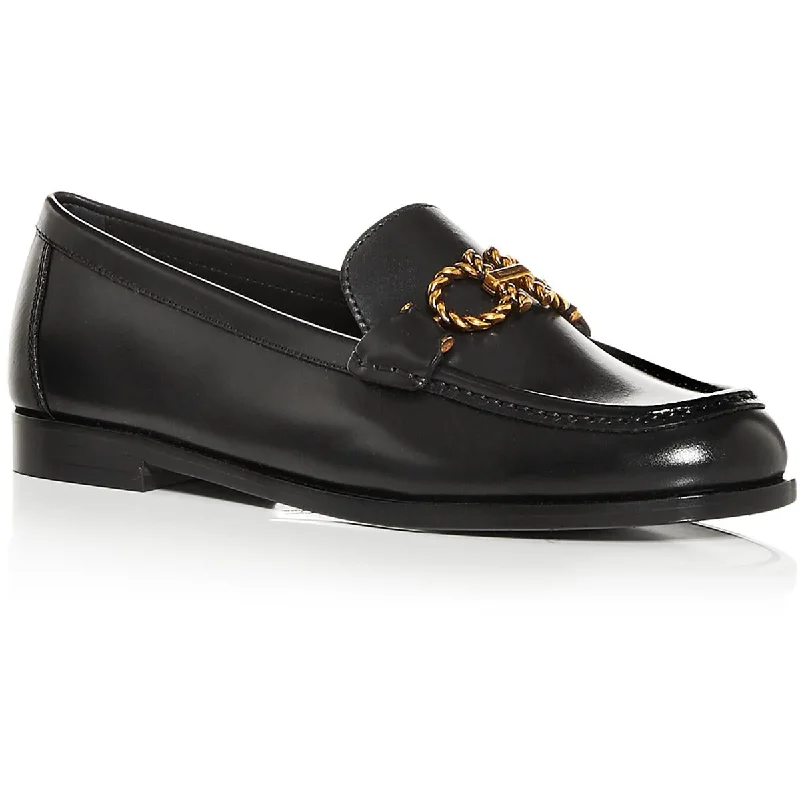 Day To Night Styles Salvatore Ferragamo Womens Rolo Leather Embellished Loafers