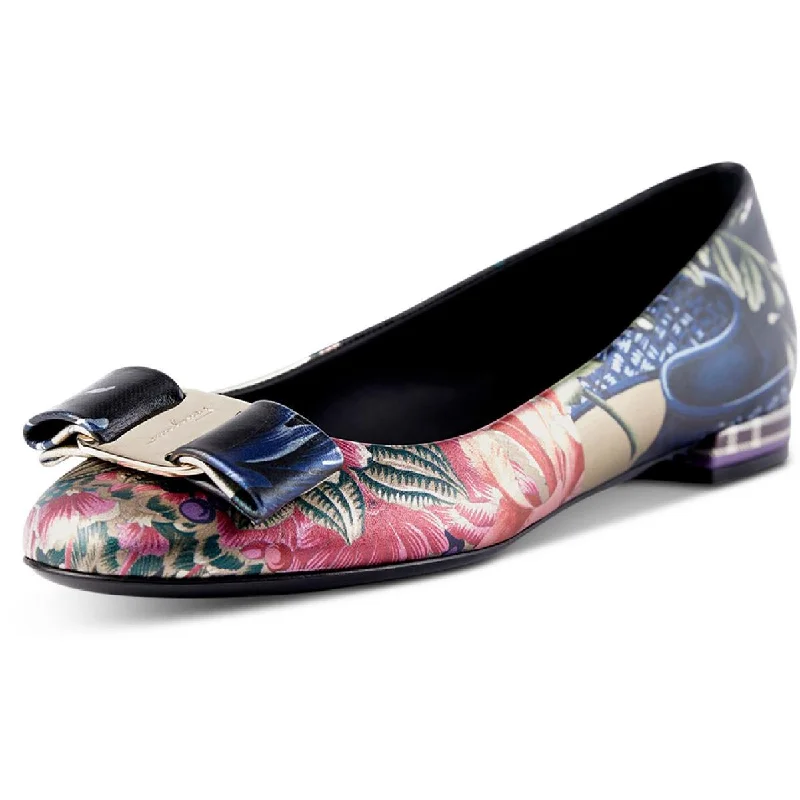 Salvatore Ferragamo Womens Varina  Slip On Ballet Flats