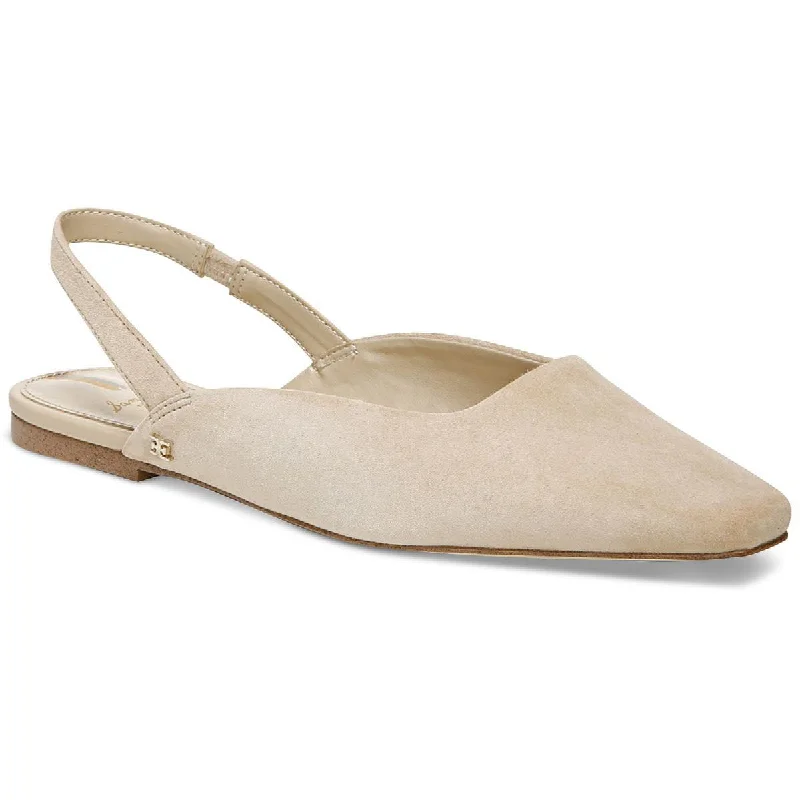 Seasonal Footwear Sale Sam Edelman Womens Connell Suede Square Toe Slingbacks