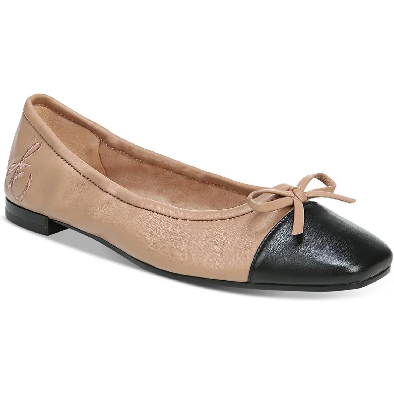 Durable Walking Shoes Sale Sam Edelman Womens Jaida  Leather Toe Cap Ballet Flats