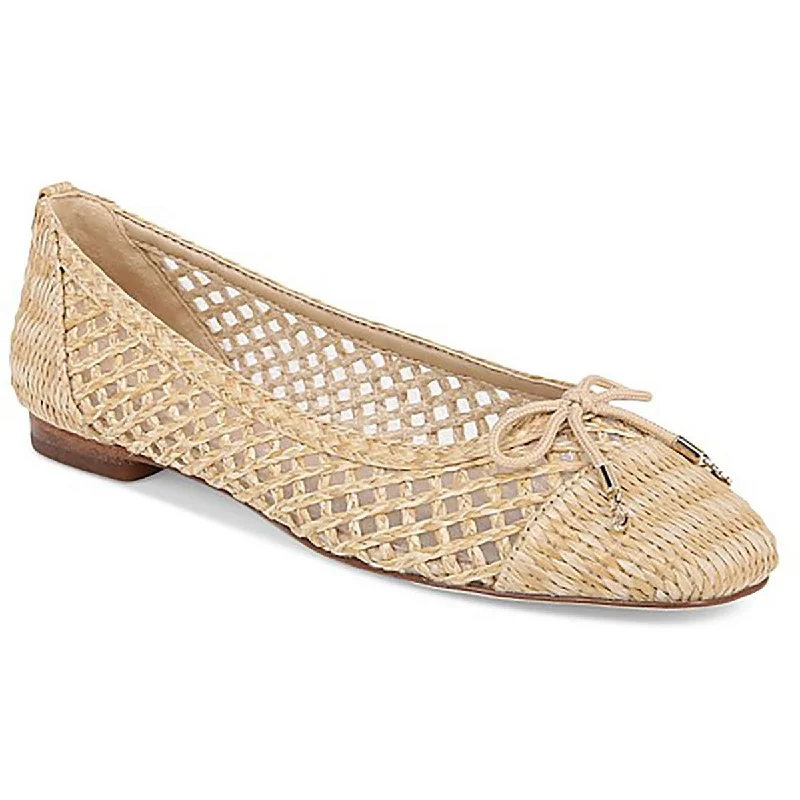 Must-Have Boots Sale Sam Edelman Womens May Woven Toe Cap Ballet Flats