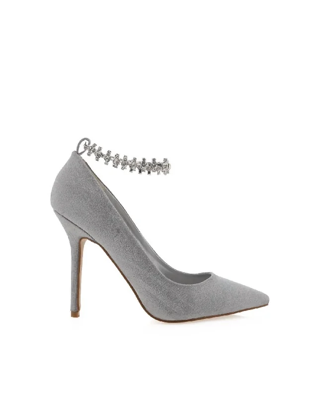 Early Bird Offer Shae Heels In Grey