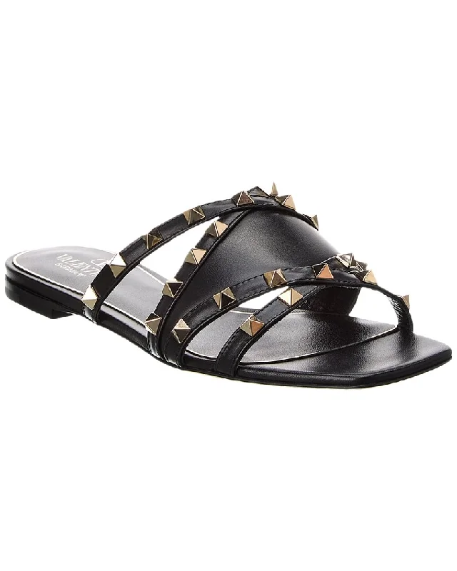 Vintage-Inspired Footwear Sale Valentino Rockstud Leather Sandal