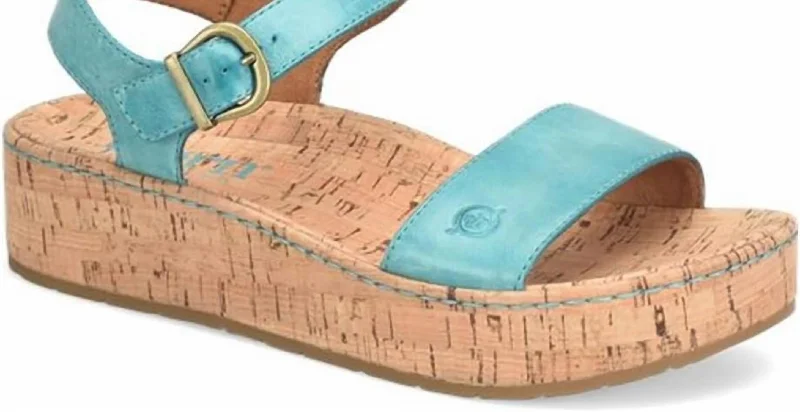 Latest Fashion Women Sari Sandal In Turquoise