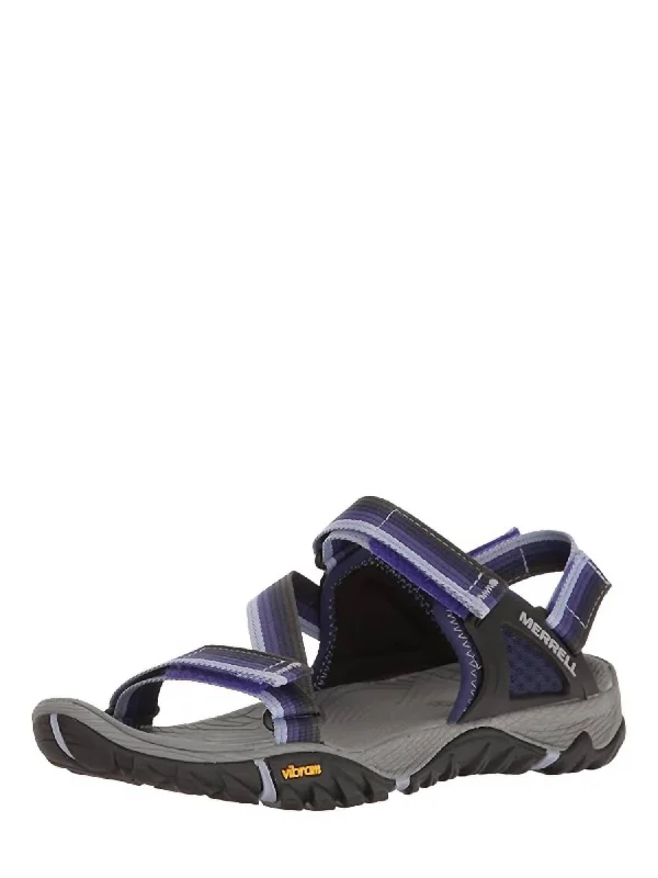 Stylish Basics Women's All Out Blaze Web Sandals In Astral Aura