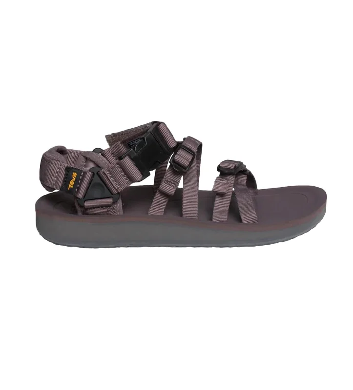 Boutique Styles Women's Alp Premier Sandal In Plum Truffle